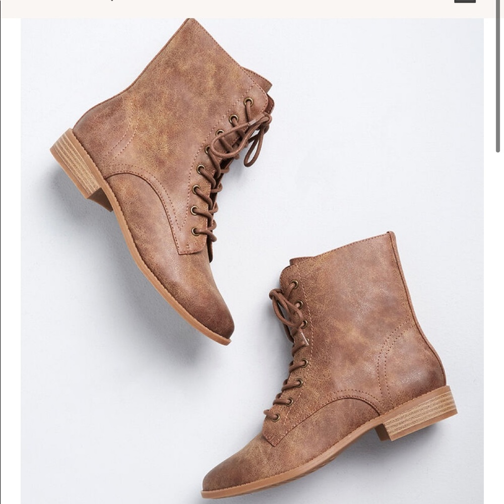 Lace up ankle boots